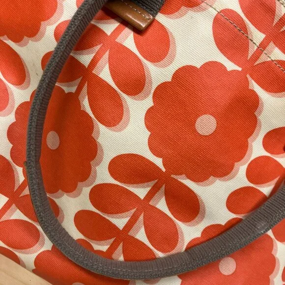 Orla Kiely Poppy Spring Bloom Classic Zip Shoulder bag tote - Picture 3 of 6